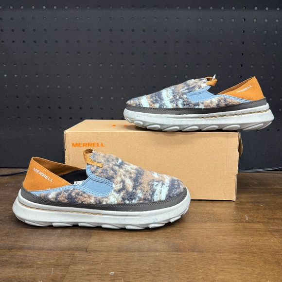 New W/ Box! Men's Merrell Hut Moc 2 Snug Outdoor Beluga Slip On Sneakers Size 7 - Picture 1 of 6